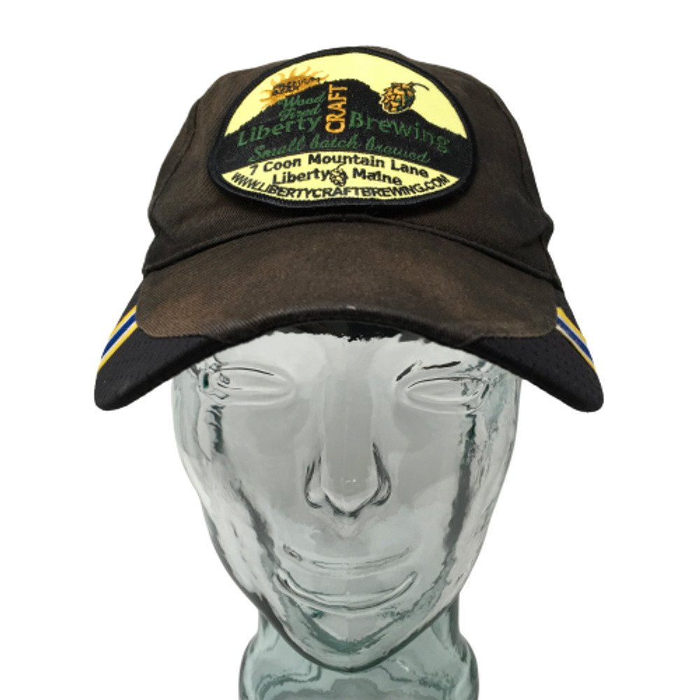 Liberty Craft Brewing Baseball Cap Brown Cotton OSFM Strap Back Patch Hat